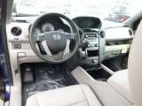 2013 Honda Pilot Touring 4WD Gray Interior