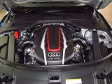 2014 Audi S8 quattro S 4.0 Liter FSI Turbocharged DOHC 32-Valve VVT V8 Engine