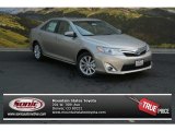 2013 Champagne Mica Toyota Camry Hybrid XLE #83723708