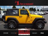2008 Detonator Yellow Jeep Wrangler X 4x4 #83723799