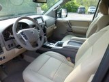 2013 Nissan Titan SL Crew Cab 4x4 Almond Interior