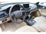 2014 Audi A6 2.0T quattro Sedan Velvet Beige Interior