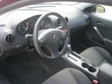 2008 Pontiac G6 V6 Sedan Ebony Black Interior