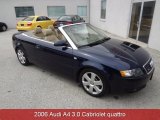 2006 Moro Blue Pearl Effect Audi A4 3.0 quattro Cabriolet #83774613