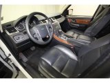 2007 Land Rover Range Rover Sport HSE Ebony Black Interior