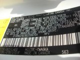 2006 RX Color Code for Crystal White Pearl - Color Code: 062