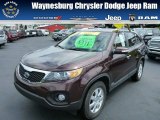 2013 Dark Cherry Kia Sorento LX #83774588