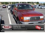 1997 Medium Red Pearl Metallic Toyota Land Cruiser  #83774250