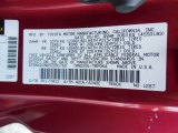 2005 Tacoma Color Code for Impulse Red Pearl - Color Code: 3P1