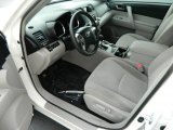 2011 Toyota Highlander V6 4WD Ash Interior