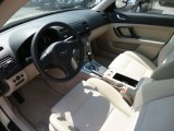 2007 Subaru Outback 2.5i Wagon Taupe Leather Interior