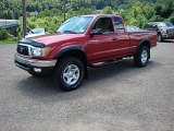 Impulse Red Pearl Toyota Tacoma in 2002