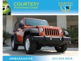2011 Mango Tango Pearl Jeep Wrangler Sport 4x4 #83836293