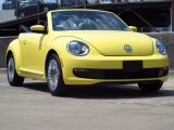 2013 Yellow Rush Volkswagen Beetle 2.5L Convertible #83836423