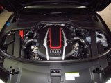 2014 Audi S8 quattro S 4.0 Liter FSI Turbocharged DOHC 32-Valve VVT V8 Engine