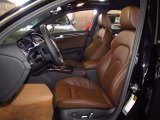 2014 Audi A4 2.0T quattro Sedan Chestnut Brown/Black Interior