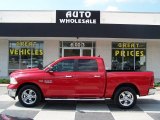 2013 Flame Red Ram 1500 Big Horn Crew Cab 4x4 #83836238