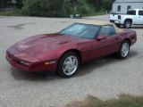 1989 Chevrolet Corvette Dark Red Metallic