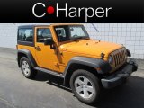2012 Dozer Yellow Jeep Wrangler Sport S 4x4 #83884227