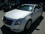 2011 White Diamond Tricoat Cadillac CTS 4 AWD Coupe #83884207