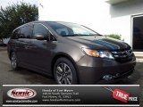 2014 Smoky Topaz Metallic Honda Odyssey Touring Elite #83934984