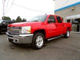 2013 Victory Red Chevrolet Silverado 1500 LT Crew Cab 4x4 #83935049