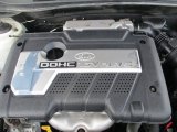 2004 Kia Spectra LX Sedan 2.0 Liter DOHC 16 Valve 4 Cylinder Engine