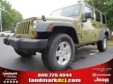2013 Commando Green Jeep Wrangler Unlimited Sport 4x4 #83954592
