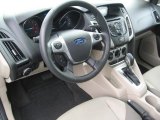 2012 Ford Focus SE 5-Door Stone Interior