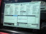 2014 GMC Sierra 2500HD SLE Crew Cab 4x4 Window Sticker