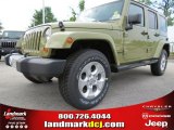 2013 Commando Green Jeep Wrangler Unlimited Sahara 4x4 #83960985