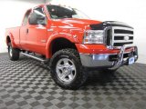 2006 Red Clearcoat Ford F350 Super Duty XLT SuperCab 4x4 #83961143