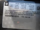 2014 Cadillac CTS -V Sedan Info Tag
