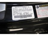 2011 370Z Color Code for Magnetic Black - Color Code: G41