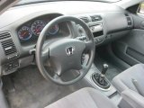 2003 Honda Civic EX Sedan Gray Interior