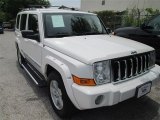 2008 Stone White Jeep Commander Limited #83990712