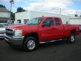 2011 Victory Red Chevrolet Silverado 2500HD LT Extended Cab 4x4 #83991326