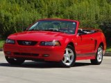 2004 Torch Red Ford Mustang V6 Convertible #83991323