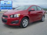 2013 Crystal Red Tintcoat Chevrolet Sonic LS Sedan #83990686