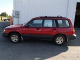 Canyon Red Pearl Subaru Forester in 2000