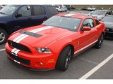 2011 Ford Mustang Shelby GT500 SVT Performance Package Coupe Front 3/4 View