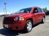 2007 Inferno Red Crystal Pearlcoat Jeep Compass Sport #83991215