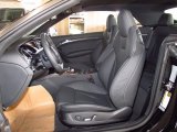 2014 Audi S5 3.0T Premium Plus quattro Cabriolet Black Interior