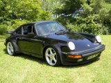 Black Porsche 911 in 1987