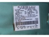 1994 B-Series Truck Color Code for Seafoam Green Metallic - Color Code: NC