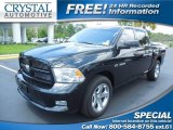 2010 Brilliant Black Crystal Pearl Dodge Ram 1500 Sport Crew Cab #84042976