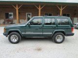 2001 Forest Green Pearlcoat Jeep Cherokee Sport 4x4 #84093448