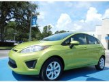 2012 Lime Squeeze Metallic Ford Fiesta SE Hatchback #84092971