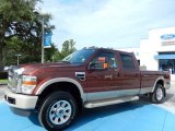 2008 Ford F250 Super Duty Lariat Crew Cab 4x4 Front 3/4 View