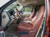 2008 Ford F250 Super Duty Lariat Crew Cab 4x4 Camel/Chaparral Leather Interior